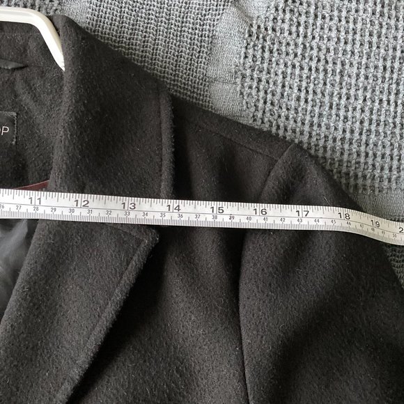 Topshop black coat - Picture 11 of 12